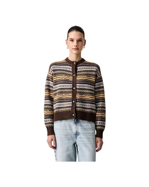 Levi's Black Charlotte Crewneck Cardigan