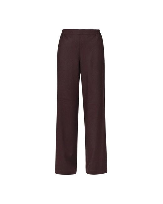 Niu Brown Straight Trousers