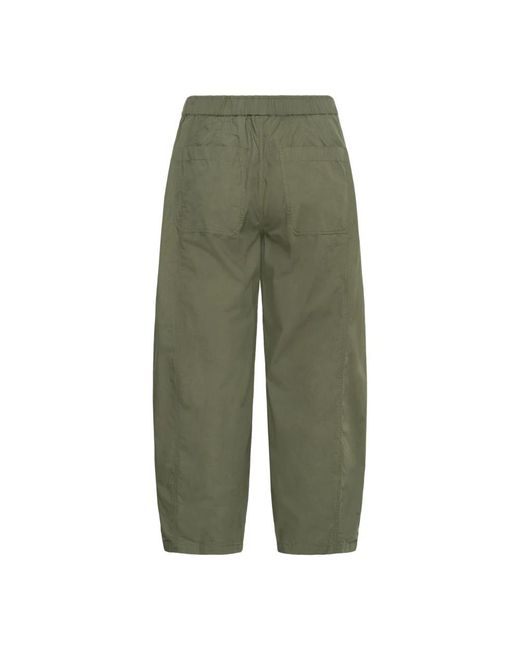Part Two Green Wide Trousers