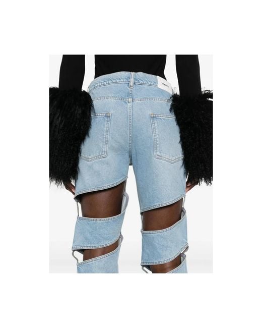 Coperni Jeans ,Blauw ,Boot-Cut Jeans in het Blue