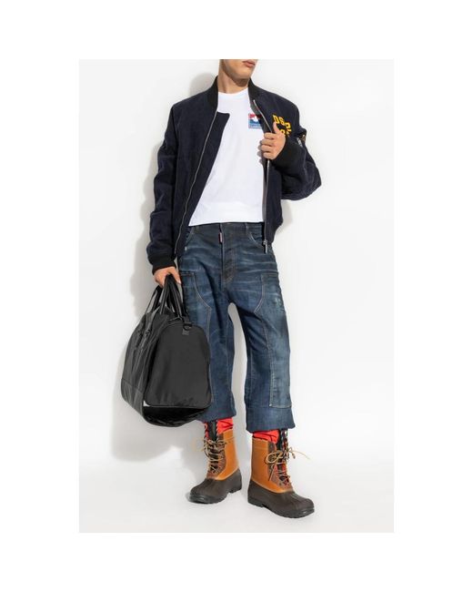 DSquared² Blue Loose-Fit Jeans for men