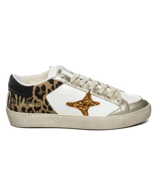 AMA BRAND Metallic Sneakers
