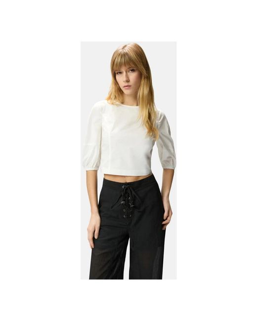 Pinko White Blouses