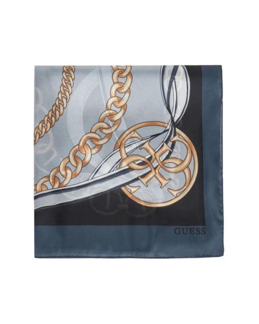 Guess Blue Scarves