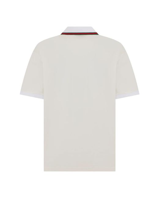 Gucci White Polo Shirts for men