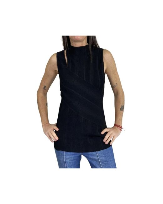 Sleeveless Tops Diane von Furstenberg de color Blue