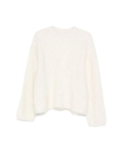 Soft Goat White Cashmere Knitwear