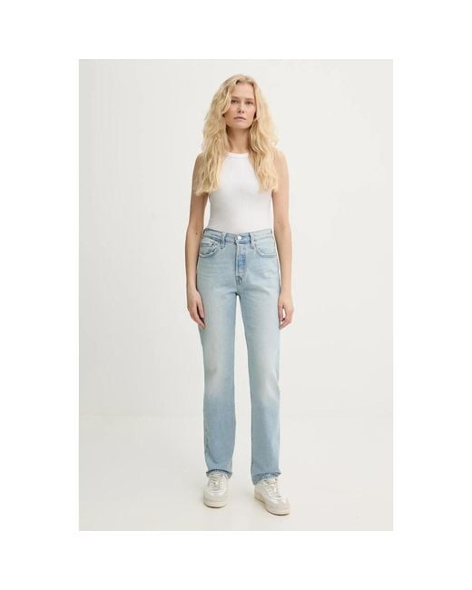 Straight Jeans Levi's de color Blue