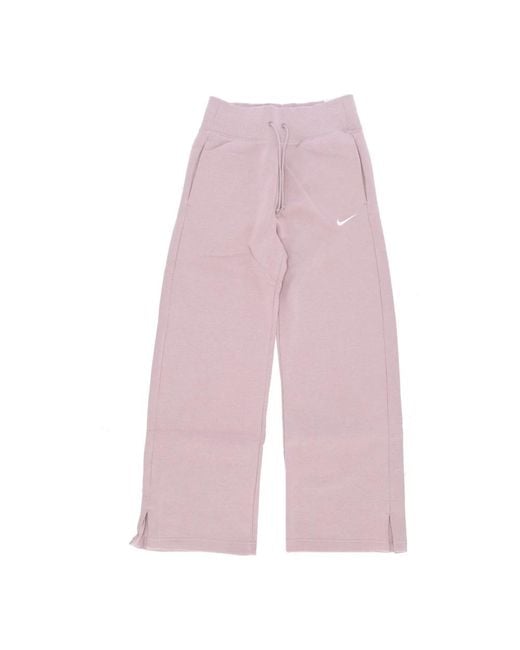 Nike Wide Trousers in het Pink