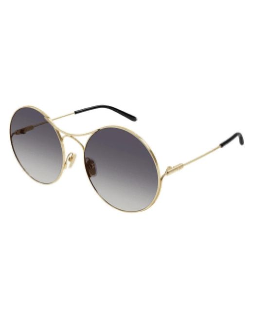 Sunglasses di Chloé in Metallic