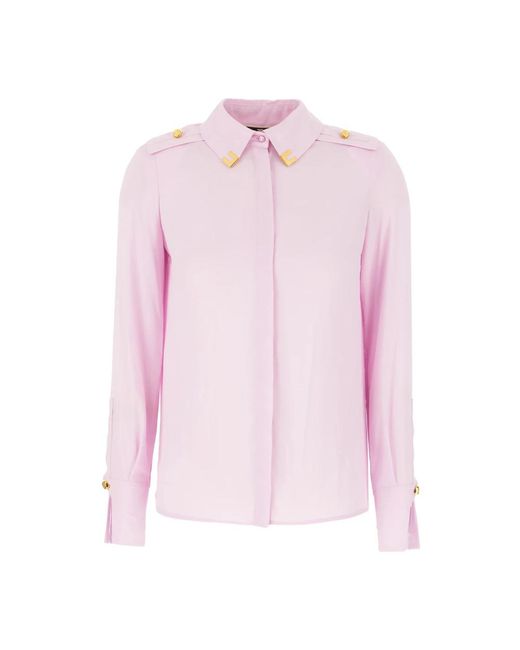 Blouses & shirts > shirts Elisabetta Franchi en coloris Pink