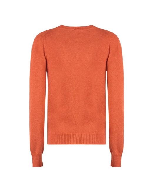 Cashmere Knitwear Malo en coloris Orange