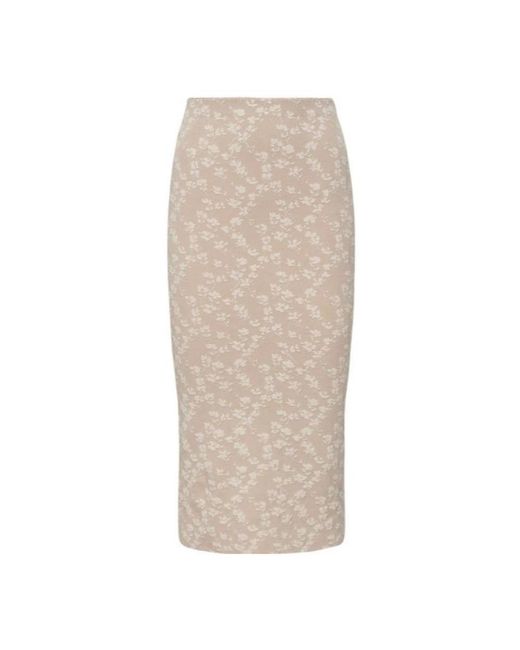 Fendi Rokken ,Jacquard Gebreide Rok in het Natural