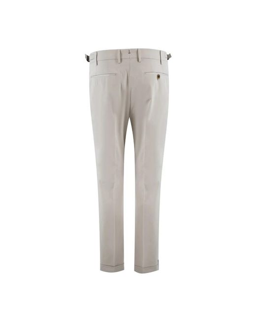 BERWICK 1707 Gray Chinos for men
