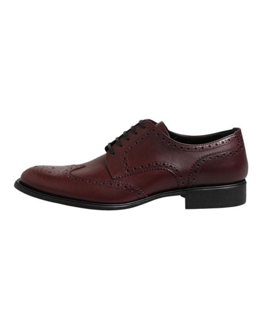 Dolce & Gabbana Brown Laced Shoes for men