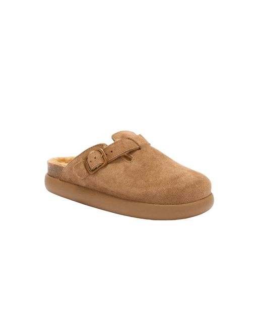 Mules Scholl en coloris Brown