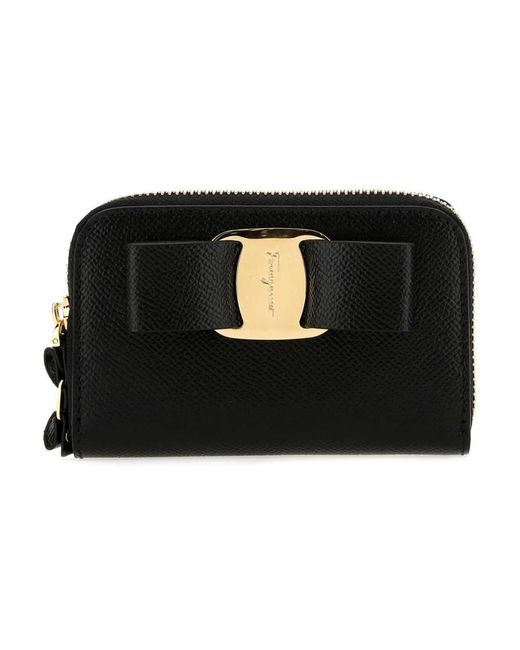 Ferragamo Black Geldbörse/Kartenhalter