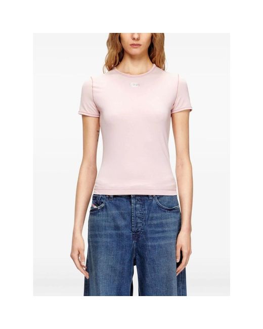 DIESEL Pink T-Shirts