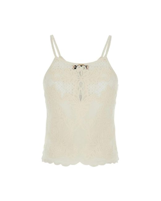 Twinset Natural Sleeveless Tops