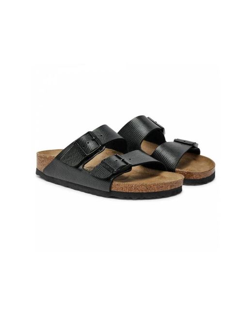 Birkenstock Black Sliders
