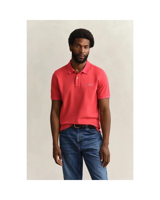 Gant Red Polo Shirts for men
