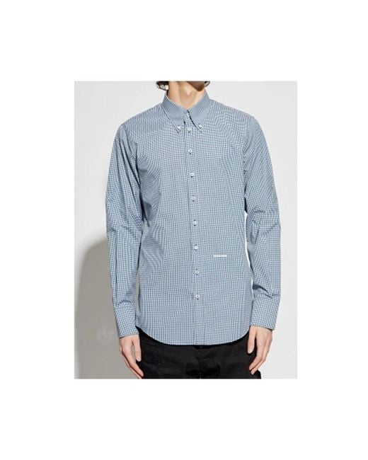 DSquared² Blue Casual Shirts for men