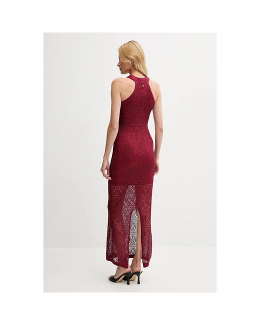 Knitted Dresses Guess de color Red