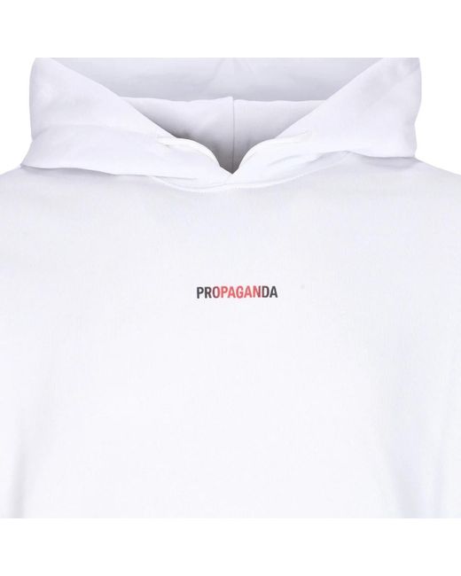 Propaganda White Hoodies for men