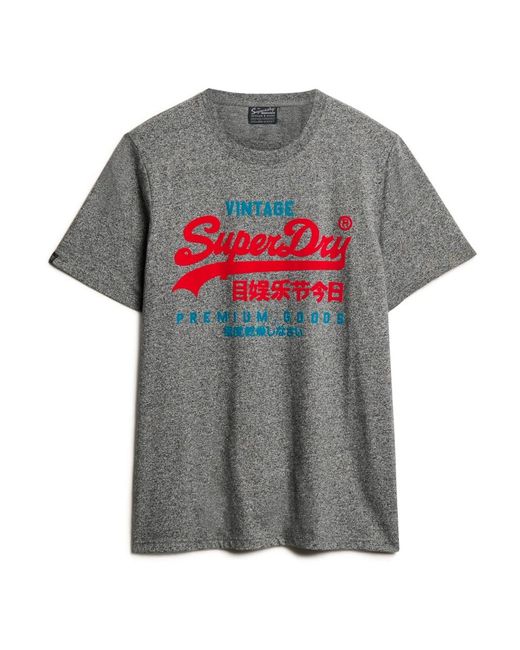 T-Shirts Superdry de hombre de color Gray