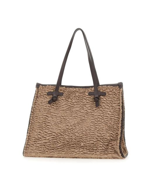 Gianni Chiarini Brown Shopping Bags