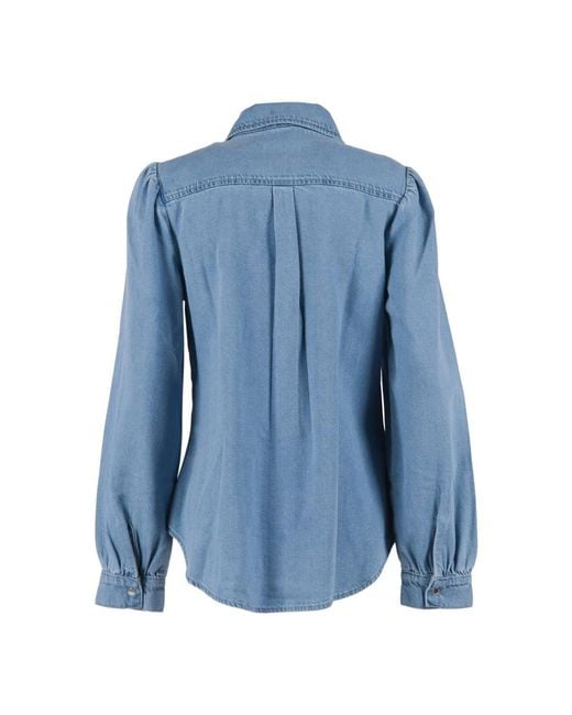 7 For All Mankind Blue Shirts