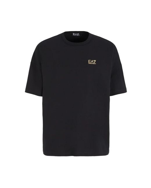EA7 Black T-Shirts for men