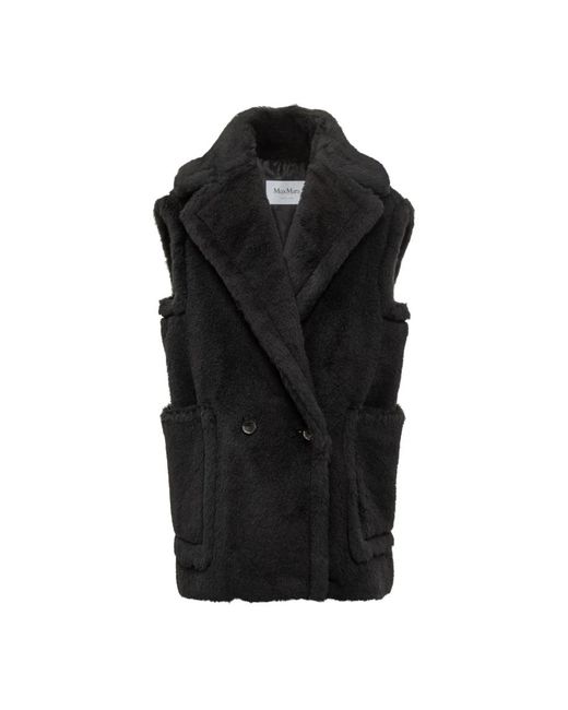 Vests Max Mara en coloris Black