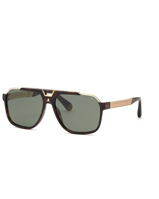 Philipp Plein Schwarze sonnenbrille mit zubehör,sunglasses,stylische sonnenbrille spp046v in Gray für Herren