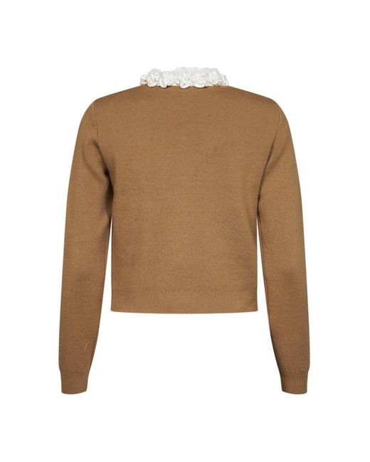 Cardigans Self-Portrait de color Brown