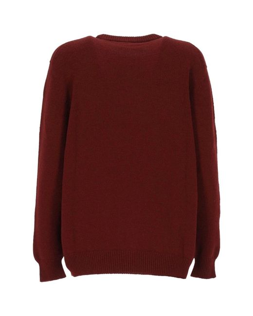 Giada Benincasa Red Stilvolle Pullover Kollektion