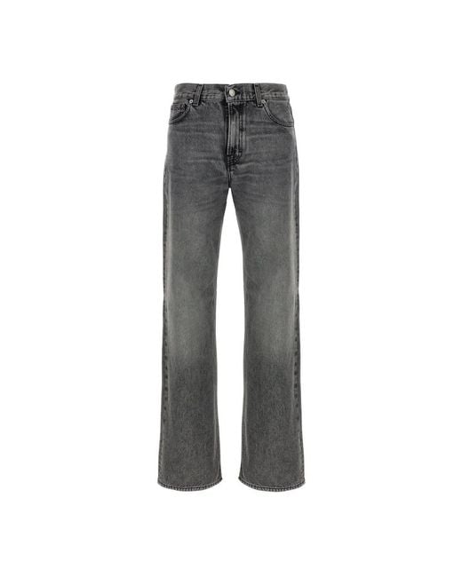 Haikure Gray Straight Jeans