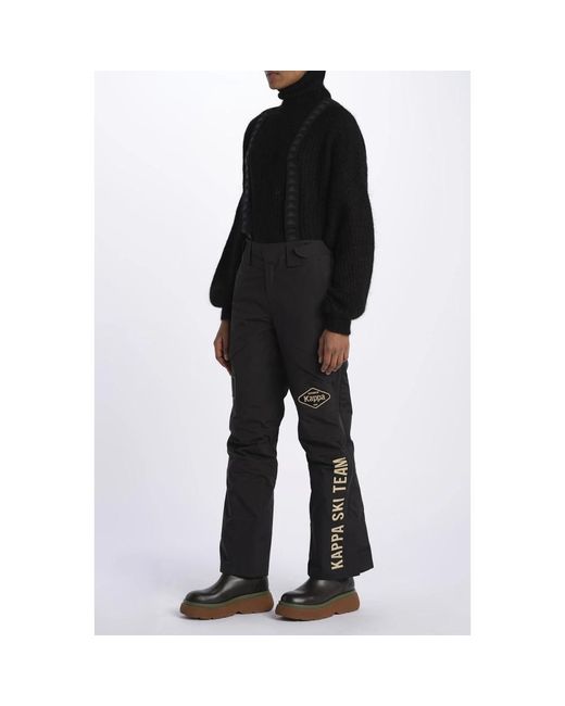 Kappa Black Wide Trousers