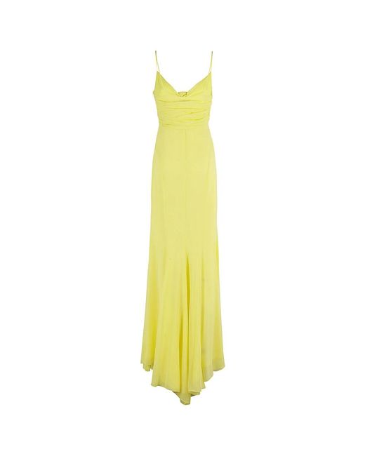 Dresses > day dresses > maxi dresses Blumarine en coloris Yellow