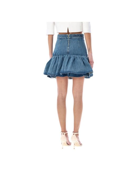 Patou Blue Short Skirts
