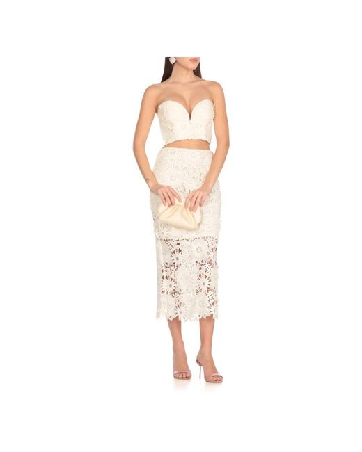 Midi Skirts di ROTATE BIRGER CHRISTENSEN in White