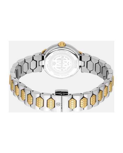Roberto Cavalli Metallic Watches