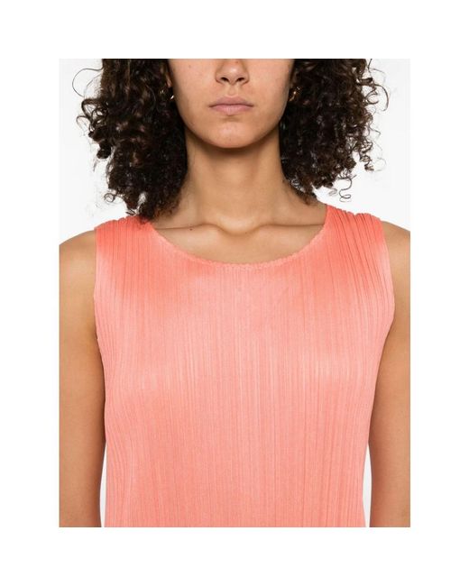 Issey Miyake Pink Midi Dresses