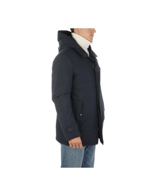 Corneliani Blue Winter Jackets for men