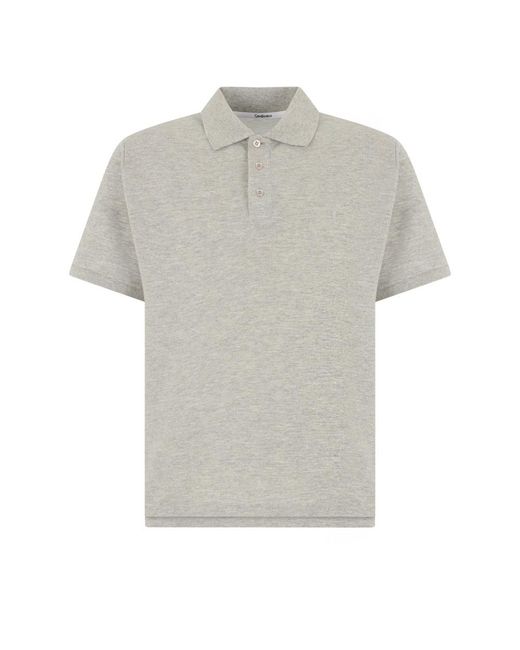 Saint Laurent Gray Polo Shirts for men