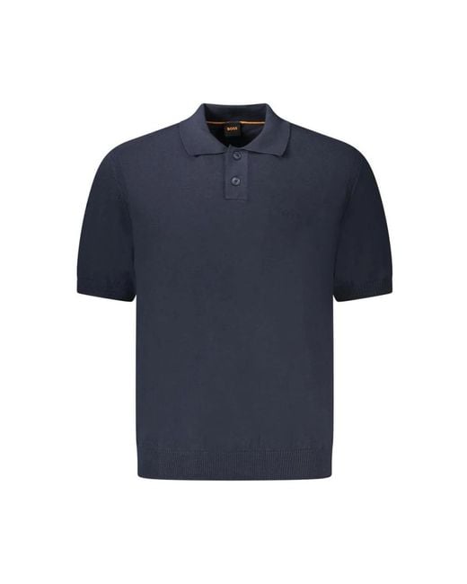 Round-Neck Knitwear di HUGO in Blue da Uomo