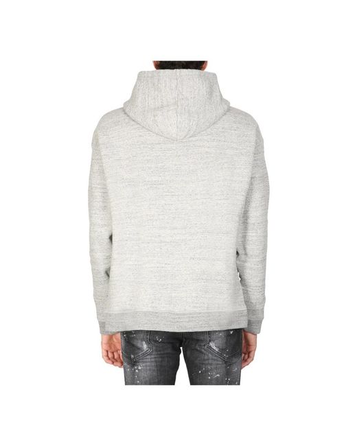 DSquared² Gray Hoodies for men
