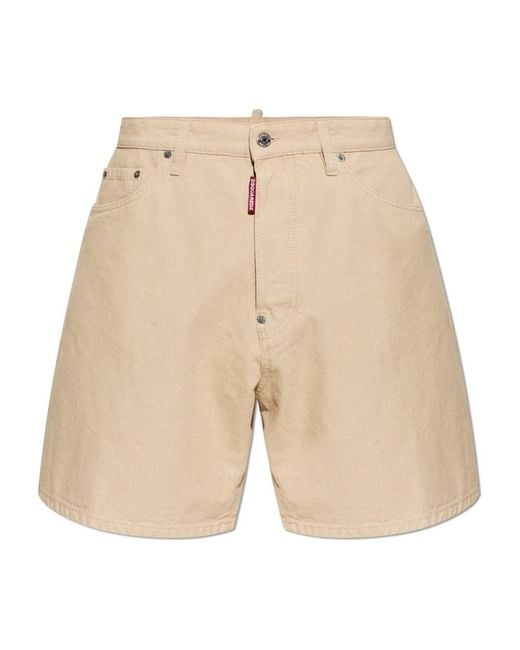 DSquared² Natural Denim Shorts for men