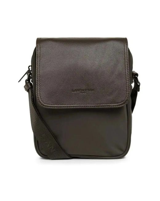 Lancaster Gray Cross Body Messenger for men