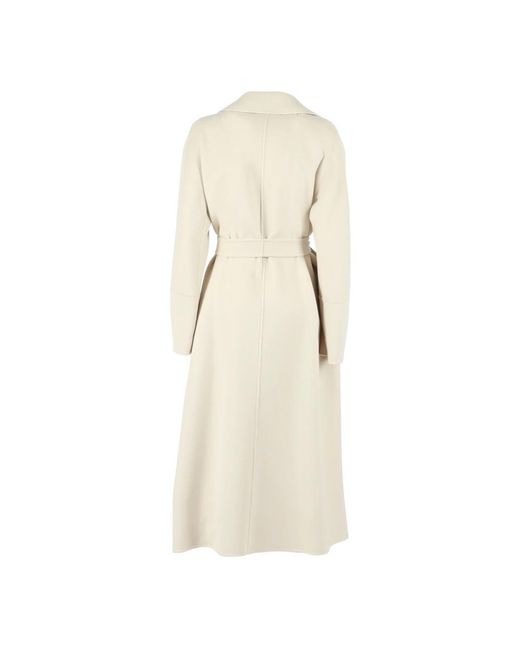 Max Mara Natural Belted Coats
